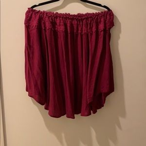 Tobi off the shoulder top